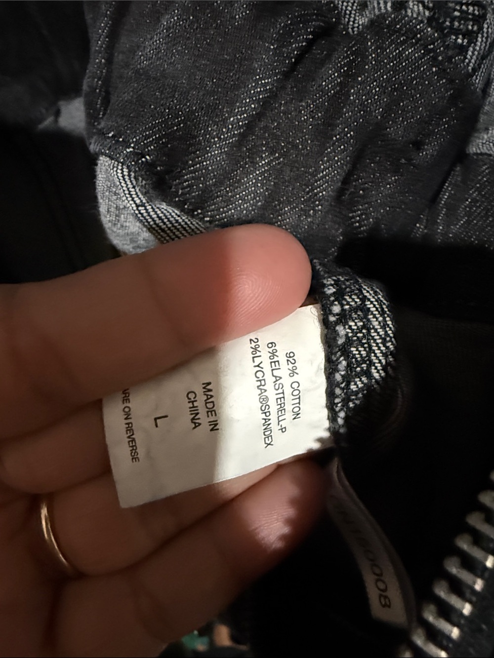 Gabrielle Union Womens Black Zip-Front Utility Jumpsuit. Large. GUC!🔥 - Picture 4 of 4